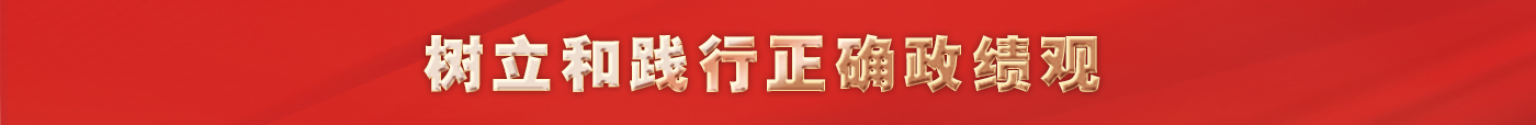 树立和践行正确政绩观
